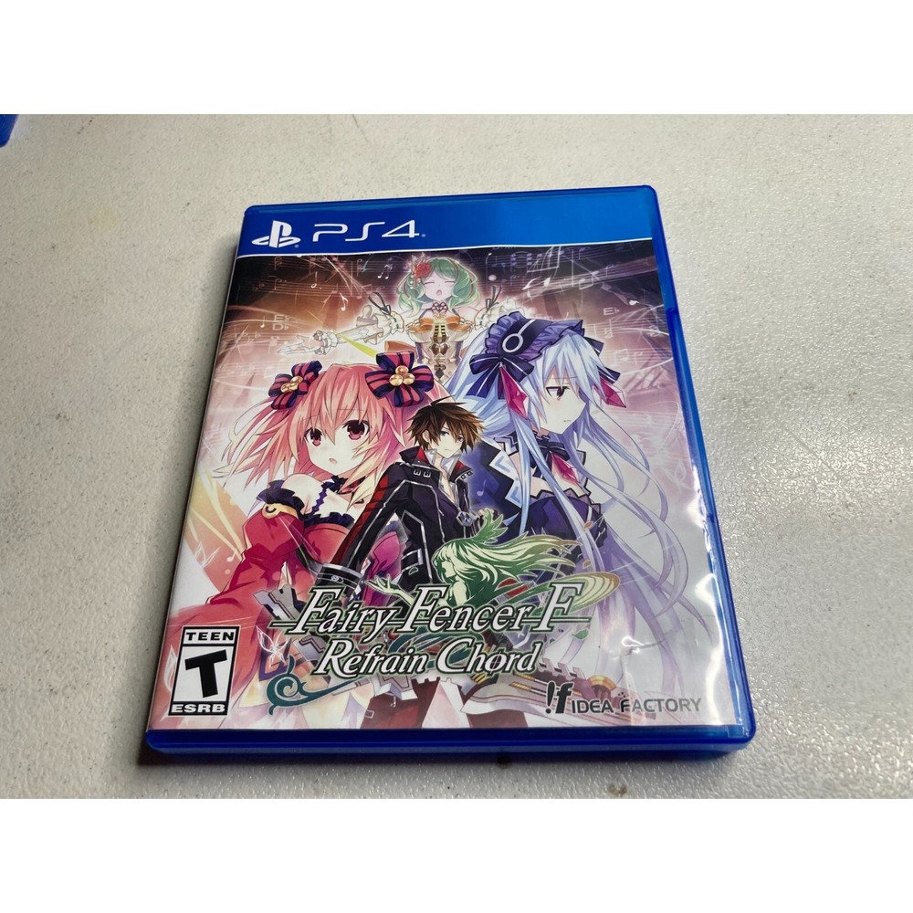 Fairy Fencer F Refrain Chord PlayStation 4 PS4 2023 Complete Tested RPG